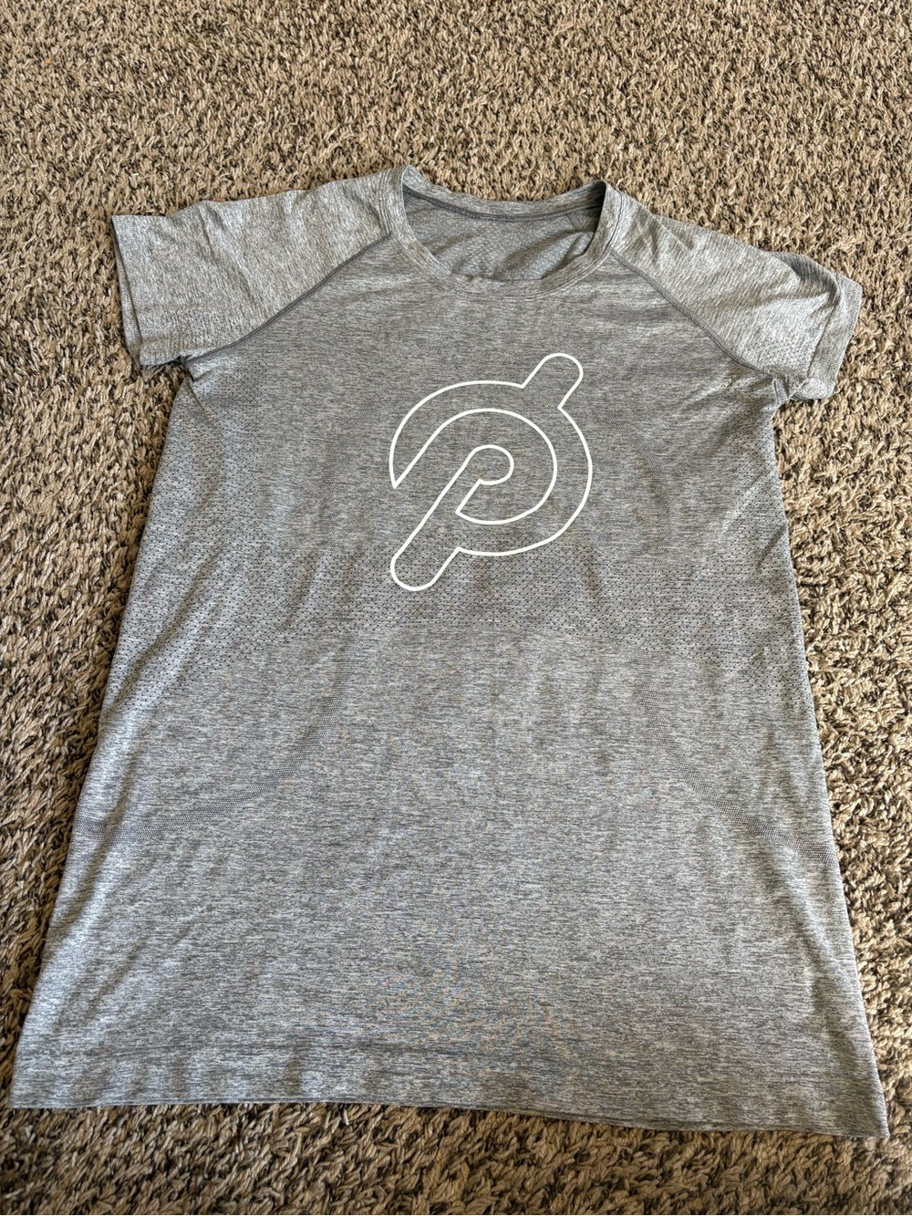 Lululemon x Peloton Heather Gray Swiftly Tech Performance T-Shirt